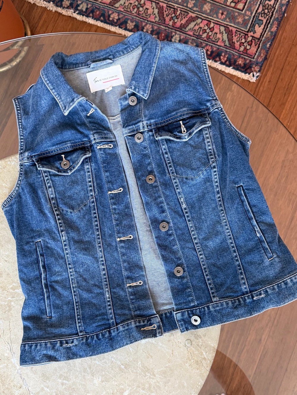 Two by Vince Camuto Denim Vest